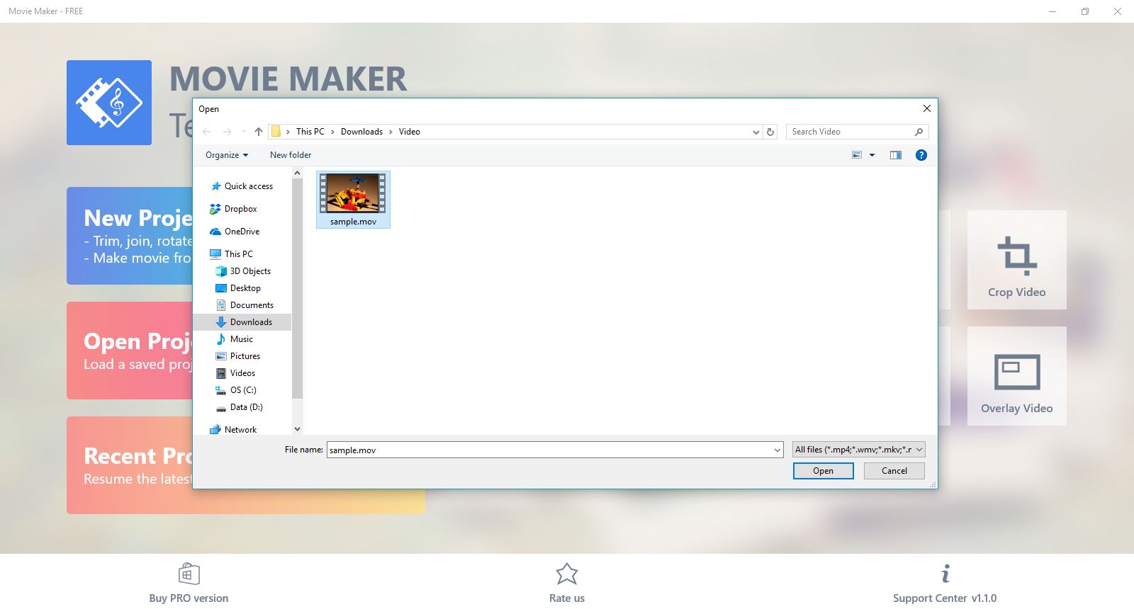 Movie Maker for Windows 10