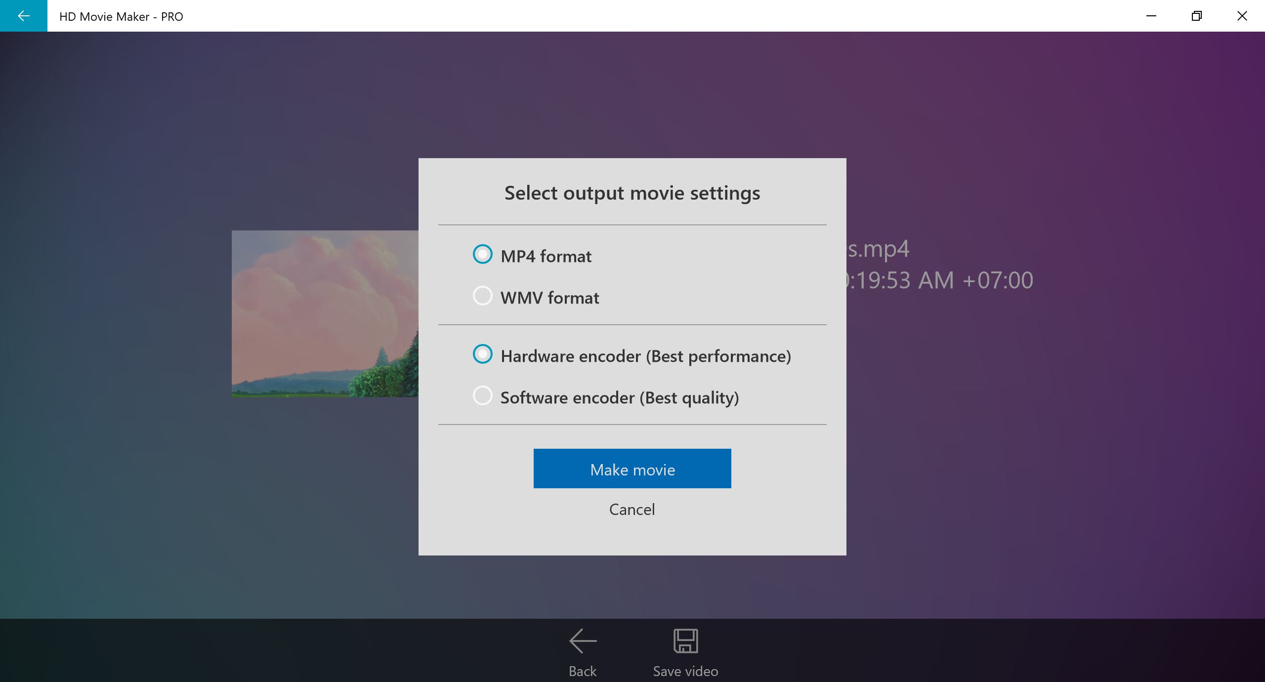 Movie Maker for Windows 10