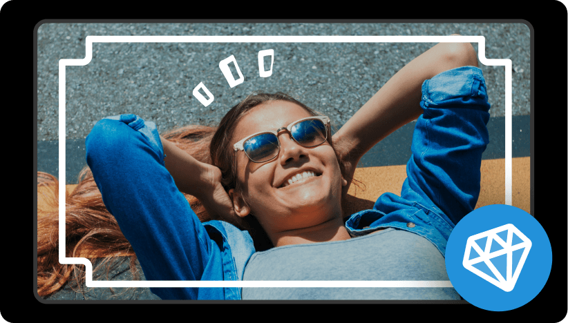 Movie Maker photo frame editing preview
